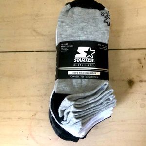 10 pairs of Starter Black Label boys no show socks